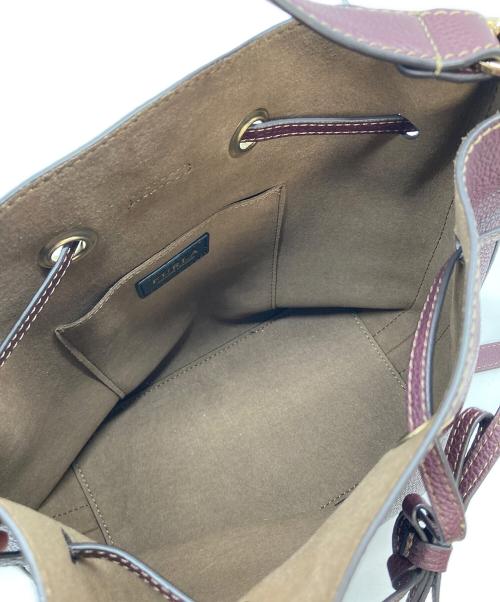 FURLA（フルラ）FURLA (フルラ) 2WAY巾着バッグ パープル サイズ:実寸参照の古着・服飾アイテム