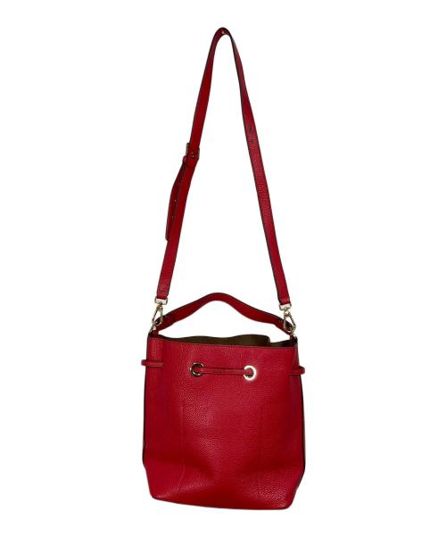 FURLA（フルラ）FURLA (フルラ) 2WAY巾着バッグ レッド サイズ:実寸参照の古着・服飾アイテム