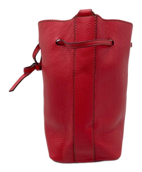 FURLA（フルラ）FURLA (フルラ) 2WAY巾着バッグ レッド サイズ:実寸参照の古着・服飾アイテム