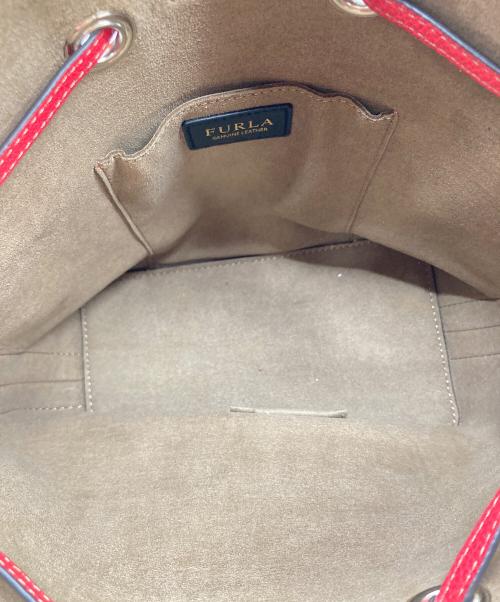 FURLA（フルラ）FURLA (フルラ) 2WAY巾着バッグ レッド サイズ:実寸参照の古着・服飾アイテム