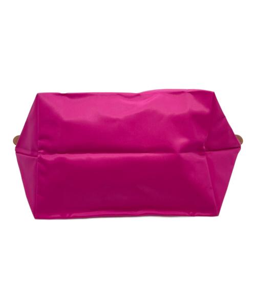LONGCHAMP（ロンシャン）LONGCHAMP (ロンシャン) ハンドバッグ　舟型トート パープル サイズ:実寸参照の古着・服飾アイテム