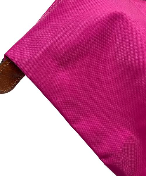 LONGCHAMP（ロンシャン）LONGCHAMP (ロンシャン) ハンドバッグ　舟型トート パープル サイズ:実寸参照の古着・服飾アイテム