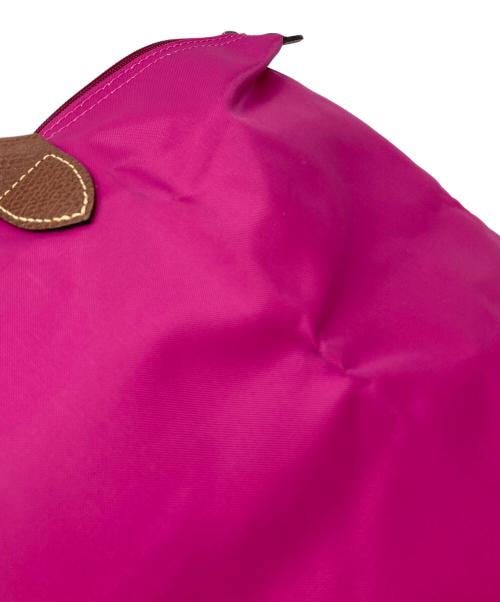 LONGCHAMP（ロンシャン）LONGCHAMP (ロンシャン) ハンドバッグ　舟型トート パープル サイズ:実寸参照の古着・服飾アイテム