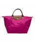 LONGCHAMP（ロンシャン）の古着「ハンドバッグ　舟型トート」｜パープル
