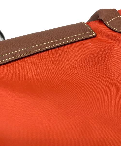 LONGCHAMP（ロンシャン）LONGCHAMP (ロンシャン) トートバッグ　舟型トート オレンジ サイズ:実寸参照の古着・服飾アイテム