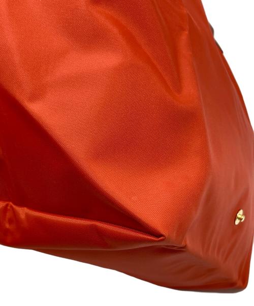 LONGCHAMP（ロンシャン）LONGCHAMP (ロンシャン) トートバッグ　舟型トート オレンジ サイズ:実寸参照の古着・服飾アイテム