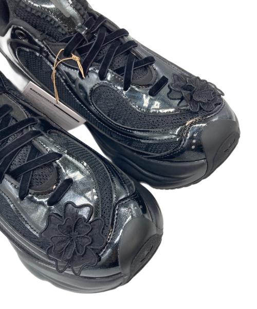 adidas（アディダス）adidas (アディダス) OZVENUZ 厚底スニーカー ブラック サイズ:US10 未使用品の古着・服飾アイテム