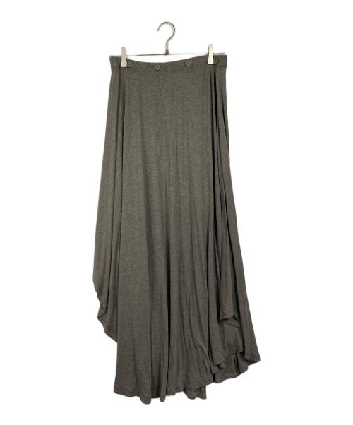 MM6 Maison Margiela（エムエムシックスメゾンマルジェラ）MM6 Maison Margiela (エムエムシックスメゾンマルジェラ) ラップスカート　アシンメトリー ブラウン サイズ:Mの古着・服飾アイテム