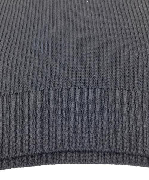 DRAWER（ドゥロワー）DRAWER (ドゥロワー) ニットベスト　コットンベスト ブラック サイズ:1の古着・服飾アイテム