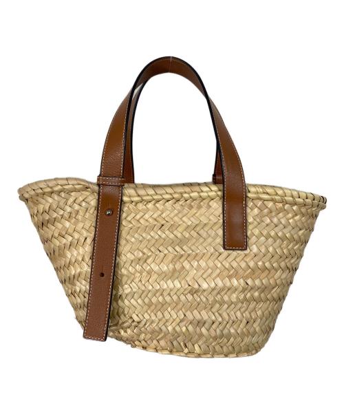 LOEWE（ロエベ）LOEWE (ロエベ) BASKET SMALL BAG  バスケットスモールバッグ ベージュ サイズ:実寸参照の古着・服飾アイテム