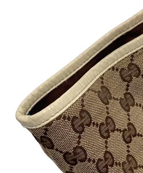 GUCCI（グッチ）GUCCI (グッチ) GGキャンバストートバッグ ベージュ サイズ:実寸参照の古着・服飾アイテム