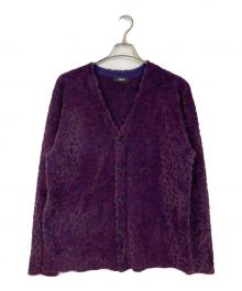 glamb（グラム）の古着「Fuzzy Leopard Cardigan レオパードカーディガン」｜パープル