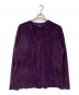 glamb（グラム）の古着「Fuzzy Leopard Cardigan レオパードカーディガン」｜パープル
