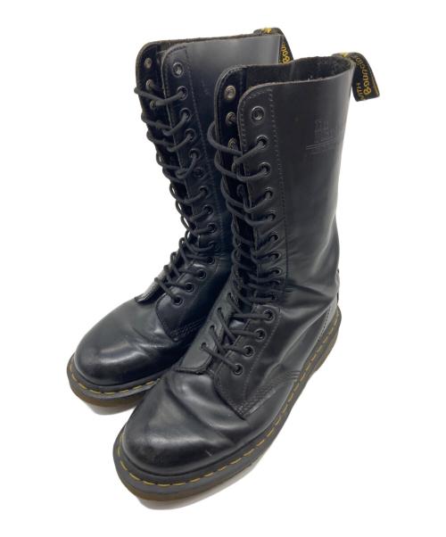 Dr.Martens（ドクターマーチン）Dr.Martens (ドクターマーチン) 14ホールブーツ ブラック サイズ:UK8の古着・服飾アイテム