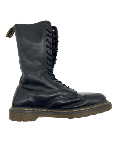 Dr.Martens（ドクターマーチン）Dr.Martens (ドクターマーチン) 14ホールブーツ ブラック サイズ:UK8の古着・服飾アイテム