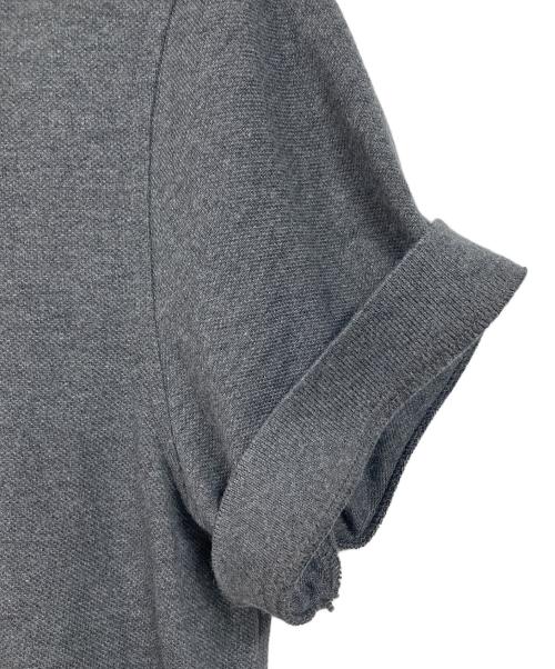 BROOKS BROTHERS（ブルックスブラザーズ）BROOKS BROTHERS (ブルックスブラザーズ) ポロシャツ　ワンポイント刺繍ポロシャツ グレー サイズ:M 未使用品の古着・服飾アイテム