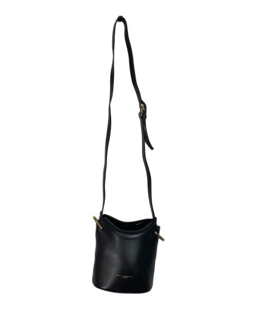 GIANNI CHIARINI（ジャンニ キアリーニ）GIANNI CHIARINI (ジャンニ キアリーニ) チェーン付きバケツ型ショルダーバッグ ブラック サイズ:実寸参照の古着・服飾アイテム