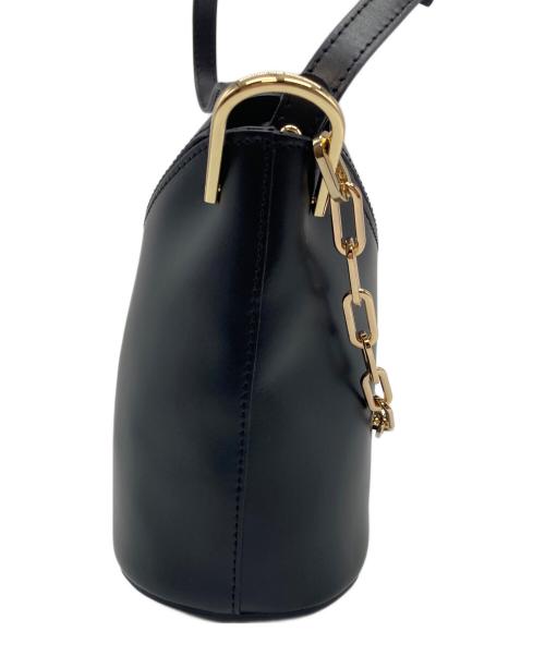 GIANNI CHIARINI（ジャンニ キアリーニ）GIANNI CHIARINI (ジャンニ キアリーニ) チェーン付きバケツ型ショルダーバッグ ブラック サイズ:実寸参照の古着・服飾アイテム