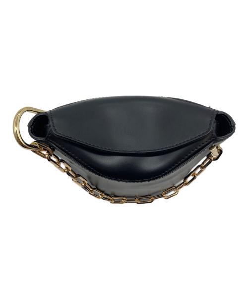 GIANNI CHIARINI（ジャンニ キアリーニ）GIANNI CHIARINI (ジャンニ キアリーニ) チェーン付きバケツ型ショルダーバッグ ブラック サイズ:実寸参照の古着・服飾アイテム