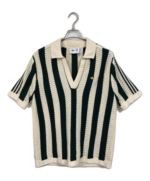 adidas（アディダス）adidas (アディダス) CLOT KNIT POLO クロットニットポロ ニットポロシャツ サイズ:Mの古着・服飾アイテム