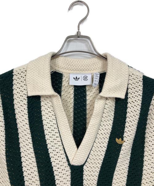 adidas（アディダス）adidas (アディダス) CLOT KNIT POLO クロットニットポロ ニットポロシャツ サイズ:Mの古着・服飾アイテム