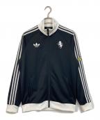 adidasアディダス）の古着「ユベントスFCオリジナルトラックトップ　ジャージ　アウター　ライトアウター　スポーツ　アウトドア」｜ブラック