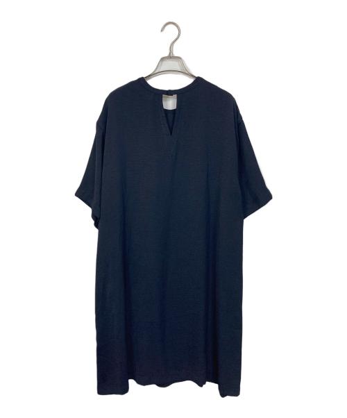 mizuiro-ind（ミズイロインド）mizuiro-ind (ミズイロインド) 半袖ワンピース ネイビー サイズ:FREEの古着・服飾アイテム