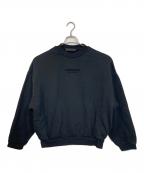 FOG ESSENTIALSフィアオブゴッド エッセンシャル）の古着「ロゴスウェット　裏起毛」｜ブラック