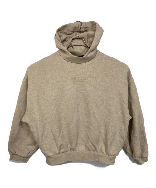 FOG ESSENTIALS（フィアオブゴッド エッセンシャル）FOG ESSENTIALS (フィアオブゴッド エッセンシャル) プルオーバーパーカー　フーディ　裏起毛 ベージュ サイズ:Mの古着・服飾アイテム