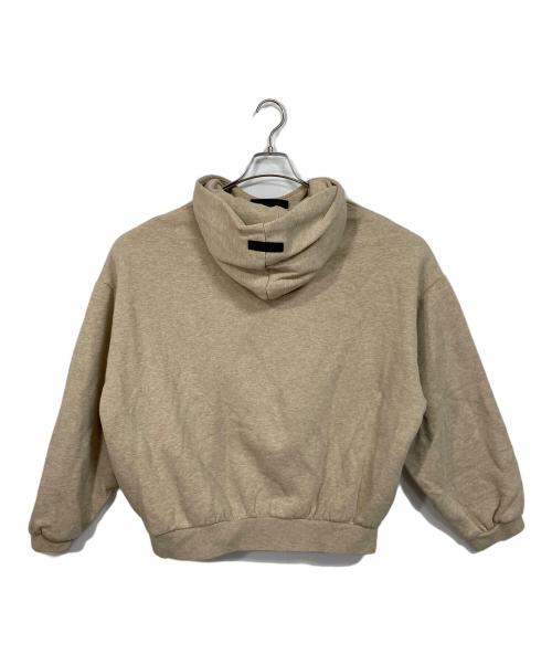 FOG ESSENTIALS（フィアオブゴッド エッセンシャル）FOG ESSENTIALS (フィアオブゴッド エッセンシャル) プルオーバーパーカー　フーディ　裏起毛 ベージュ サイズ:Mの古着・服飾アイテム