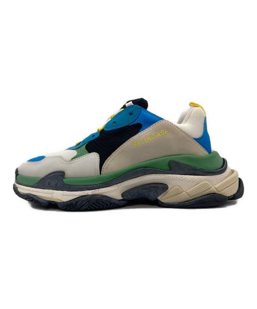 BALENCIAGA（バレンシアガ）BALENCIAGA (バレンシアガ) Triple S Light Grey Multi ホワイト×ブルー サイズ:29の古着・服飾アイテム