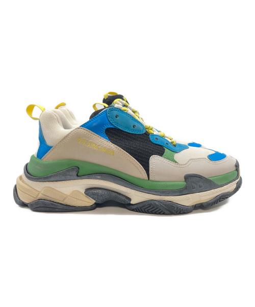 BALENCIAGA（バレンシアガ）BALENCIAGA (バレンシアガ) Triple S Light Grey Multi ホワイト×ブルー サイズ:29の古着・服飾アイテム