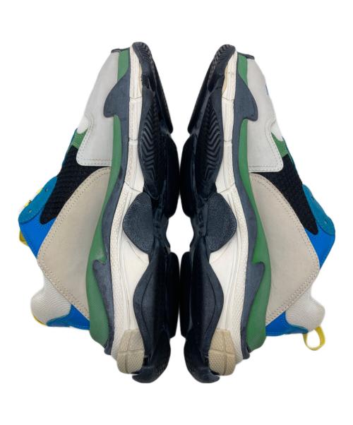 BALENCIAGA（バレンシアガ）BALENCIAGA (バレンシアガ) Triple S Light Grey Multi ホワイト×ブルー サイズ:29の古着・服飾アイテム