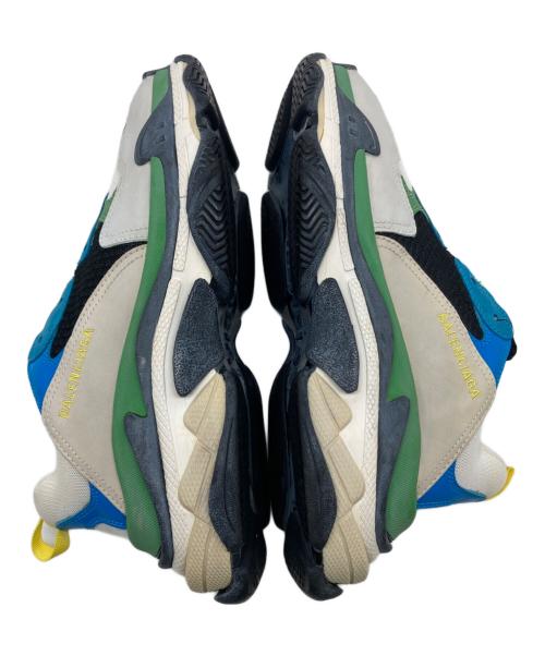 BALENCIAGA（バレンシアガ）BALENCIAGA (バレンシアガ) Triple S Light Grey Multi ホワイト×ブルー サイズ:29の古着・服飾アイテム