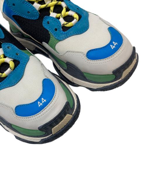 BALENCIAGA（バレンシアガ）BALENCIAGA (バレンシアガ) Triple S Light Grey Multi ホワイト×ブルー サイズ:29の古着・服飾アイテム
