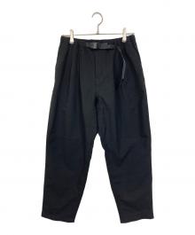 GRAMICCI（グラミチ）の古着「2タックワイドテーパードパンツ」｜ブラック