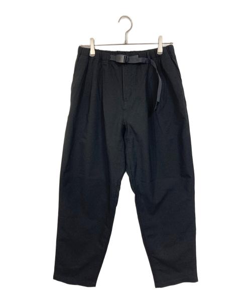 GRAMICCI（グラミチ）GRAMICCI (グラミチ) 2タックワイドテーパードパンツ ブラック サイズ:Mの古着・服飾アイテム
