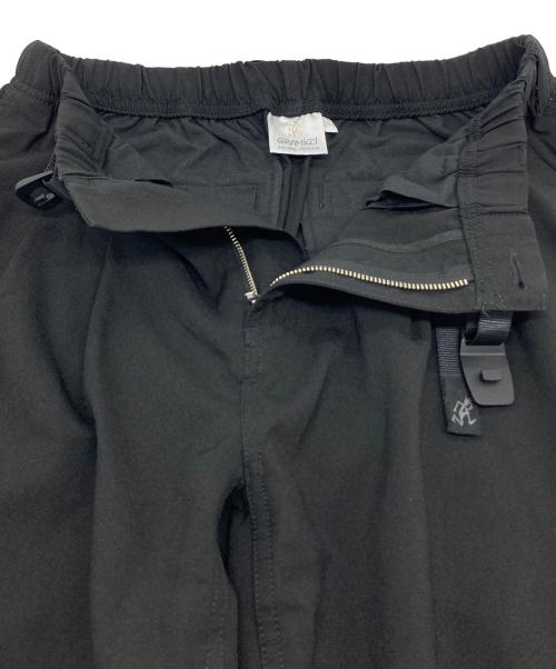 GRAMICCI（グラミチ）GRAMICCI (グラミチ) 2タックワイドテーパードパンツ ブラック サイズ:Mの古着・服飾アイテム