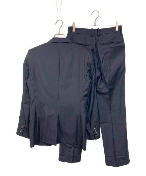 WACKO MARIA（ワコマリア）WACKO MARIA (ワコマリア) 3ピーススーツ　パンツスーツ　ジャケット　ベスト　パンツ　日本製　Loro Piana Super 130s ネイビー サイズ:S（サイズ調整あり、実寸参照）の古着・服飾アイテム