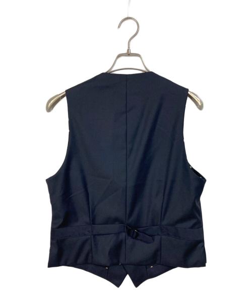 WACKO MARIA（ワコマリア）WACKO MARIA (ワコマリア) 3ピーススーツ　パンツスーツ　ジャケット　ベスト　パンツ　日本製　Loro Piana Super 130s ネイビー サイズ:S（サイズ調整あり、実寸参照）の古着・服飾アイテム