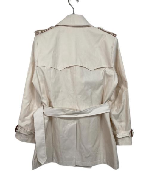 LAUREN RALPH LAUREN（ローレン ラルフ ローレン）LAUREN RALPH LAUREN (ローレン ラルフ ローレン) トレンチコート アイボリー サイズ:Mの古着・服飾アイテム