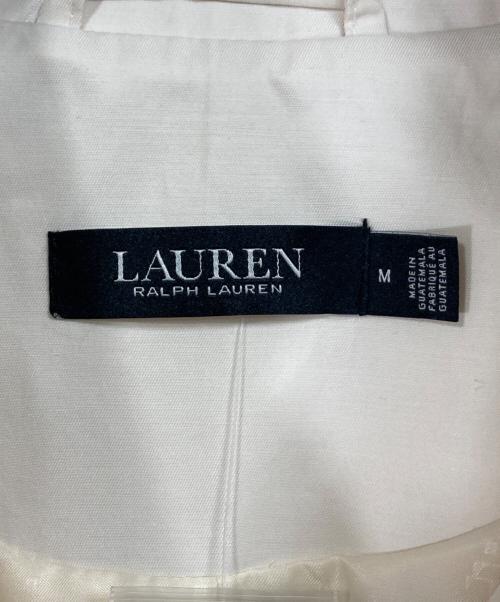 LAUREN RALPH LAUREN（ローレン ラルフ ローレン）LAUREN RALPH LAUREN (ローレン ラルフ ローレン) トレンチコート アイボリー サイズ:Mの古着・服飾アイテム