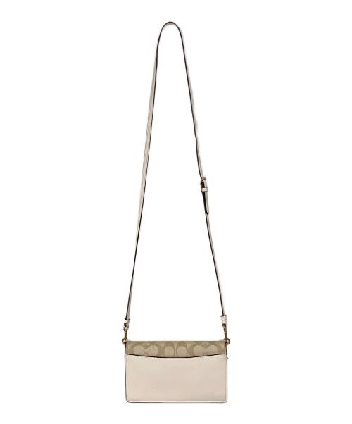 COACH（コーチ）COACH (コーチ) 長財布　ショルダー財布 アイボリー サイズ:実寸参照の古着・服飾アイテム
