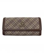BURBERRY BLUE LABELバーバリー ブルー レーベル）の古着「長財布」｜ベージュ