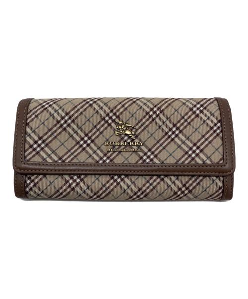 BURBERRY BLUE LABEL（バーバリー ブルー レーベル）BURBERRY BLUE LABEL (バーバリー ブルー レーベル) 長財布 ベージュの古着・服飾アイテム