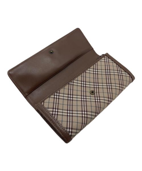 BURBERRY BLUE LABEL（バーバリー ブルー レーベル）BURBERRY BLUE LABEL (バーバリー ブルー レーベル) 長財布 ベージュの古着・服飾アイテム