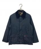 Barbourバブアー）の古着「Boys' Bedale Waxeded Jacket  ボーイズビデイルワックスジャケット アウター　ライトアウター　英国製」｜ブラック