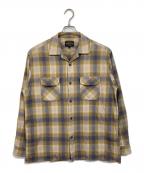 PENDLETONペンドルトン）の古着「ネルシャツ　長袖シャツ　チェックシャツ」｜ベージュ