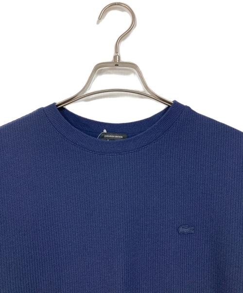 LACOSTE（ラコステ）LACOSTE (ラコステ) BEAUTY&YOUTH別注1トーン ショートスリーブ Tシャツ　ワンポイント ネイビー サイズ:US XS （付属タグ表記　S） 未使用品の古着・服飾アイテム