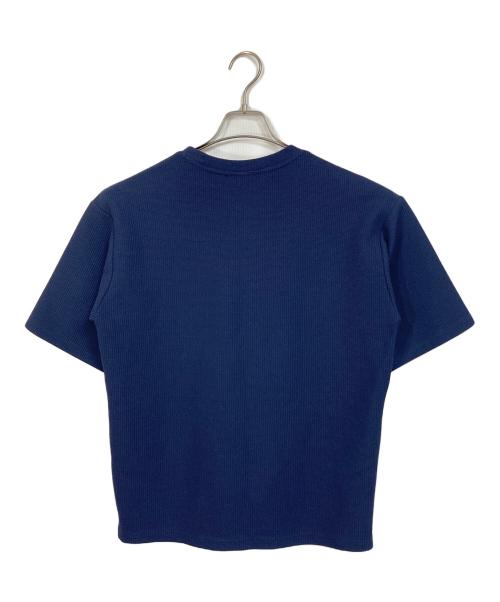 LACOSTE（ラコステ）LACOSTE (ラコステ) BEAUTY&YOUTH別注1トーン ショートスリーブ Tシャツ　ワンポイント ネイビー サイズ:US XS （付属タグ表記　S） 未使用品の古着・服飾アイテム